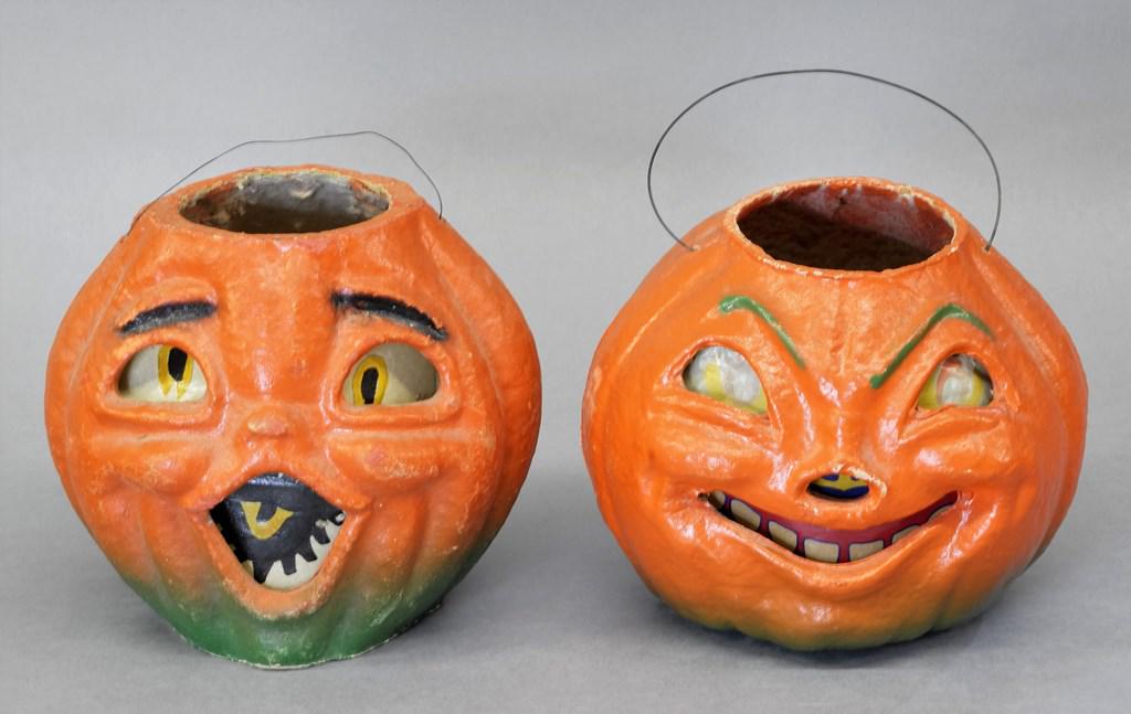 Two Vintage Pumpkin Candy Containers (1 of 3)