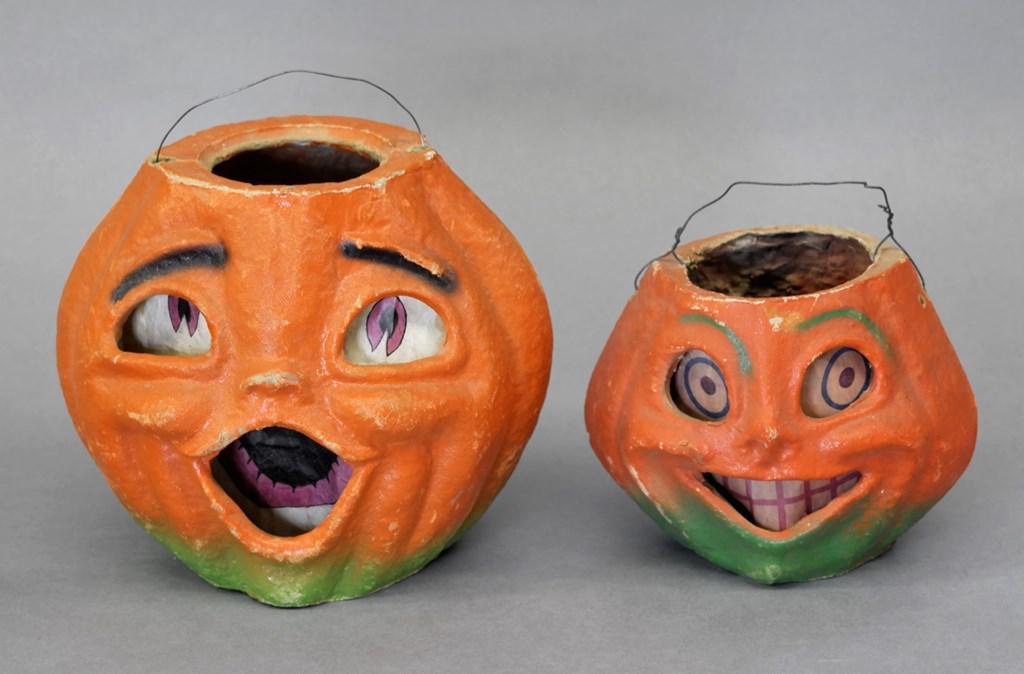 Two Vintage Pumpkin Candy Containers (1 of 3)