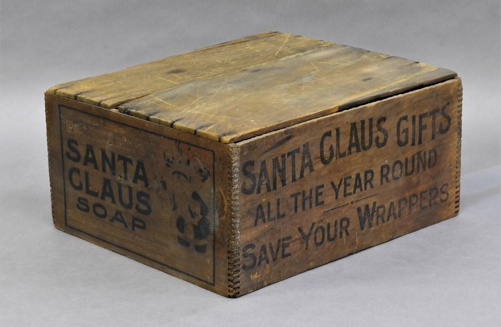 Antique Santa Claus Soap Advertising Box (1 of 5)