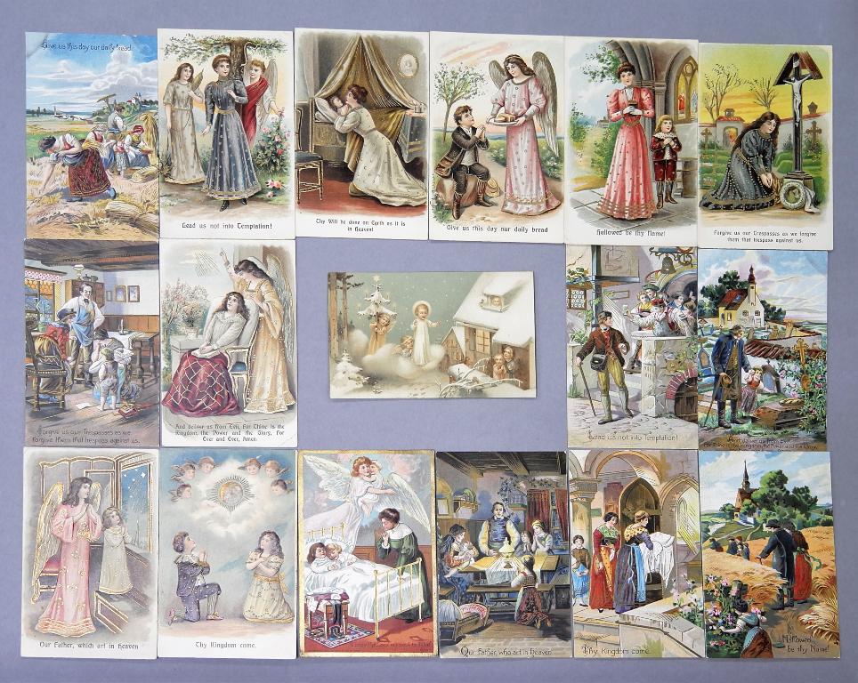 17 Antique Religious Postcards (1 of 1)