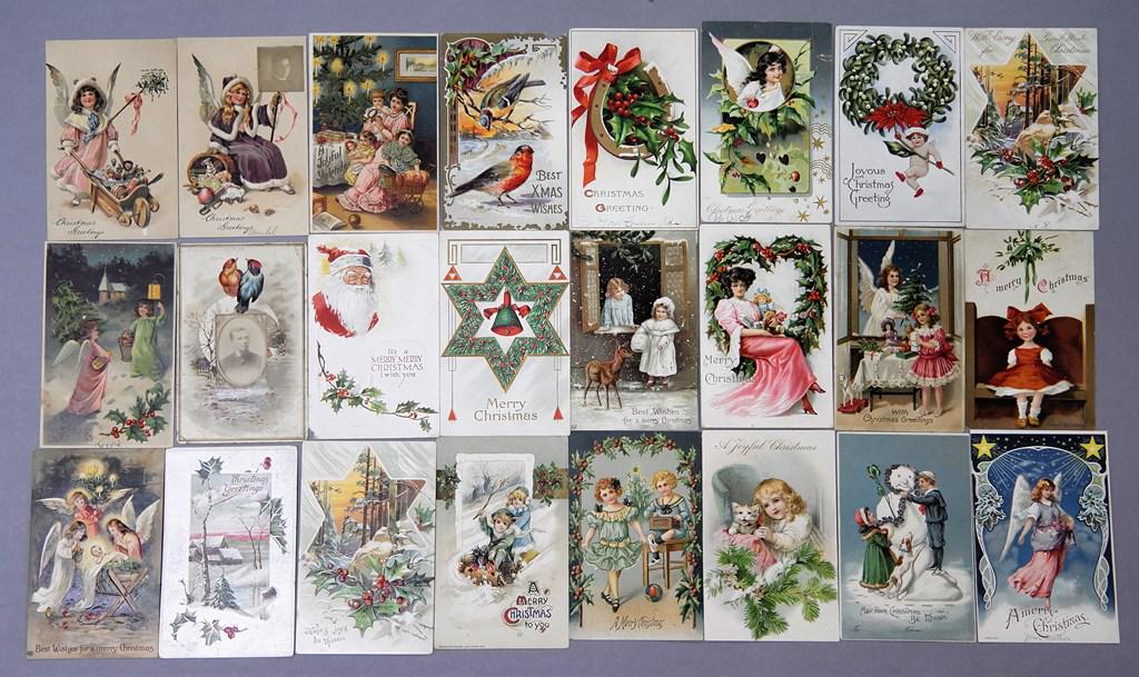 24 Antique Christmas Postcards (1 of 1)