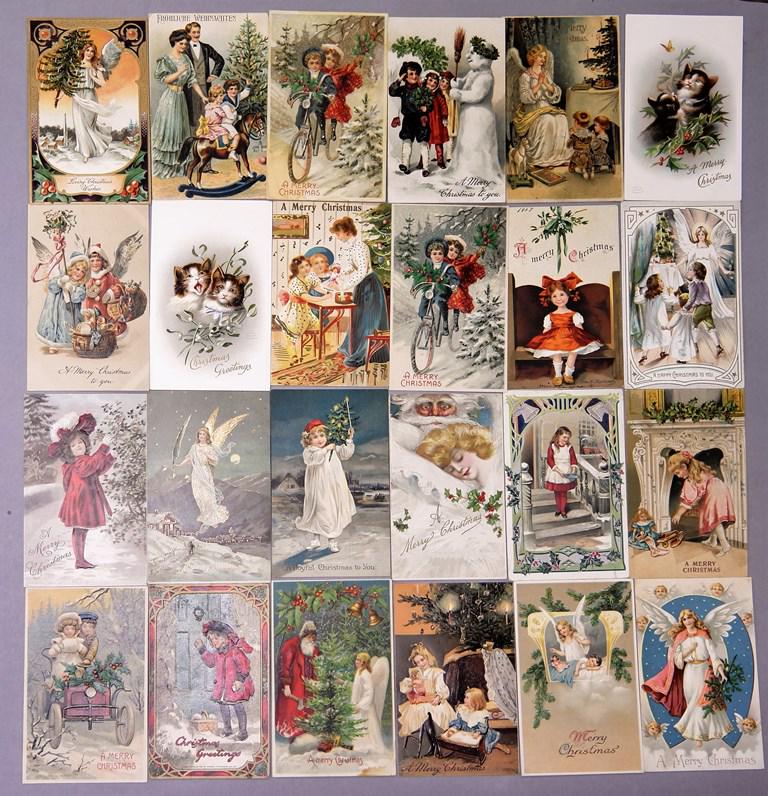 24 Antique Christmas Postcards (1 of 1)