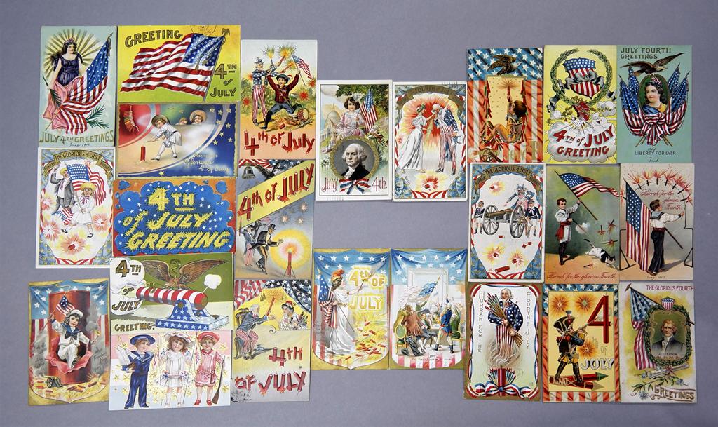 23 Antique 4th of July Postcards (1 of 1)
