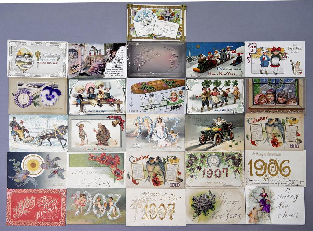 26 Antique Valentine Postcards (1 of 1)