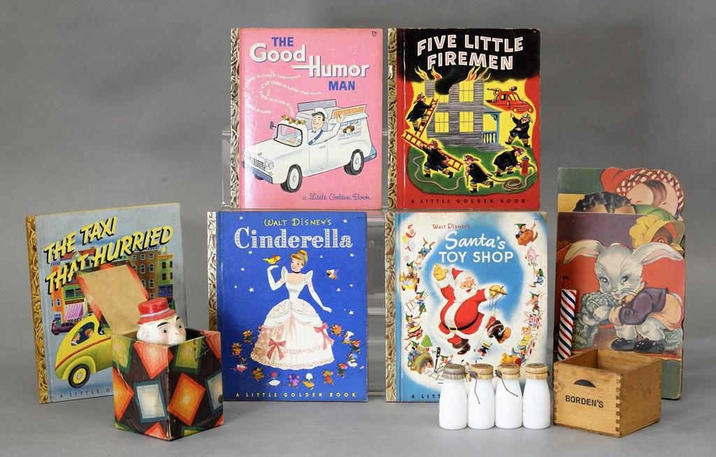 Toy Borden's Milk Bottles, Books, Jack-In-The-Box (1 of 2)