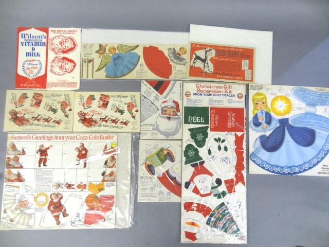 Vintage Christmas Cut Outs  grouping (1 of 9)