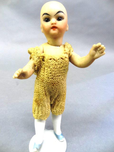 Bisque Oriental Doll - Oriental Mignonette Doll (1 of 3)