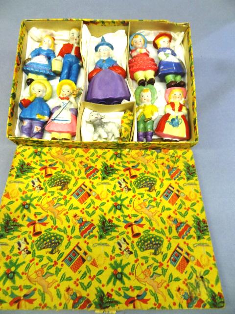 Bisque Mother Goose and Characters in Original Box (1 of 6)