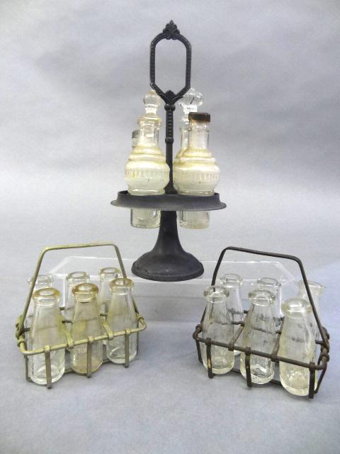 Two Milk Carriers and Caster Condiment Set - Miniature (1 of 6)