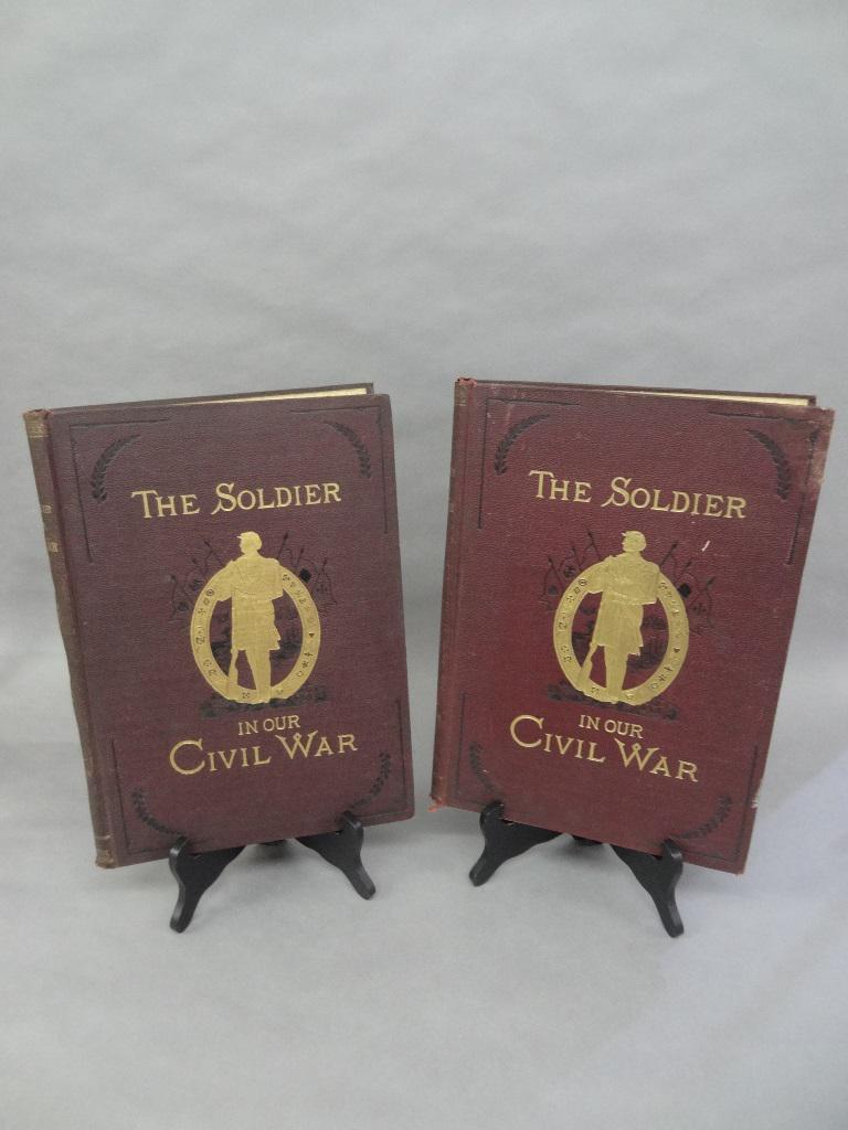 The Soldier In Our Civil War 2 Volume Set: Large two volume illustrated set The Soldier In Our Civil War published by Stanley Bradley Publishing Company 1890, 12" by 17"