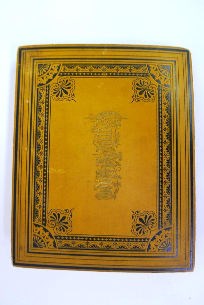 Antique Victorian Trade card Album: Very high quality collection of late 19th trade cards housed in a period accordion album 9.5" by 12", 24 pages