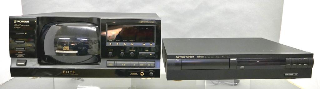 Pioneer 101 CD Player & Harmon Kardon CD Player: Pioneer PD-F07 CD player holds 101 CD's and includes remote control, Harmon Kardon HD7225 CD Player, these are fresh from the estate of the original owner and appear to have been well looked after