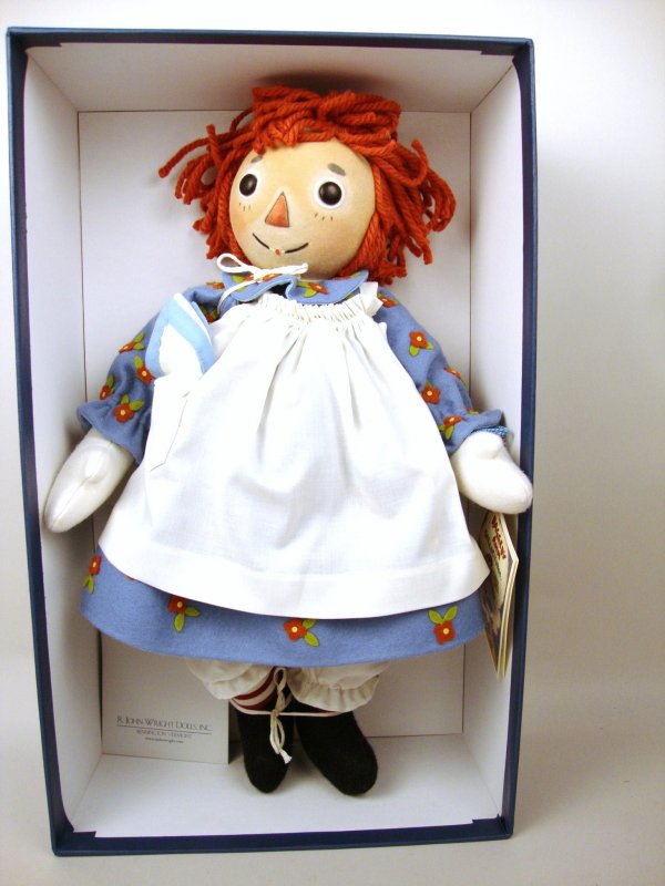 R.John Wright Raggedy Ann: R. John Wright Raggedy Ann 17 " MIB w/all Paperwork