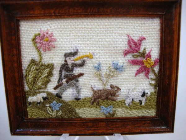 Jean Strup Needlework: Jean Strup Needlework adapted from the Penn Hangings 1680-1740 2 "