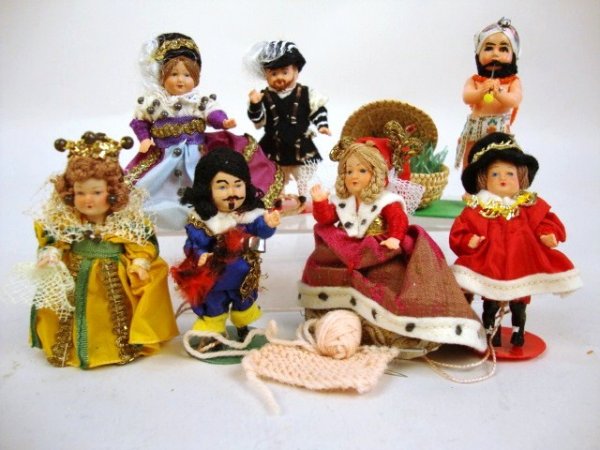 Eight Celluloid Dolls