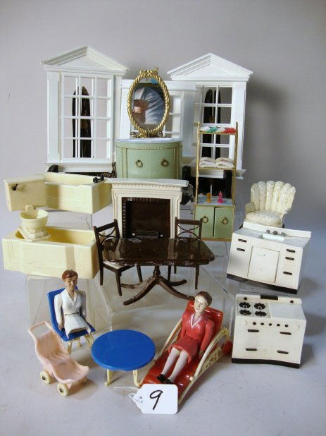 Petite Princess, Renwal, Ideal Plastic Furniture: Grouping of Plastic Furniture, 19 pcs.