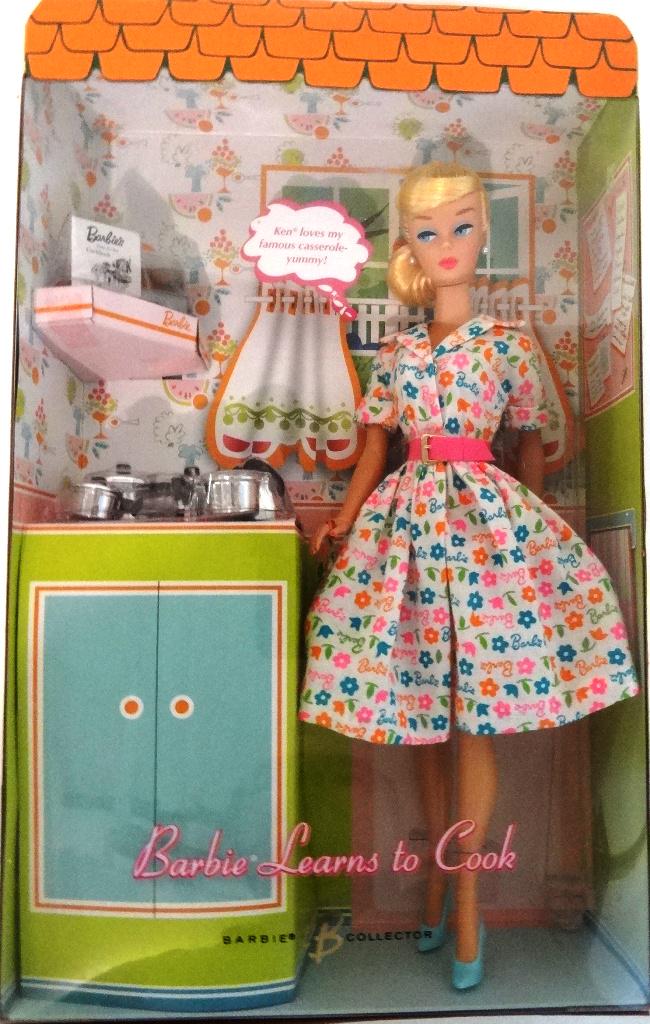 Barbie Learns To Cook: Barbie Learns to Cook 14"T 8.5"W 2.5"D
