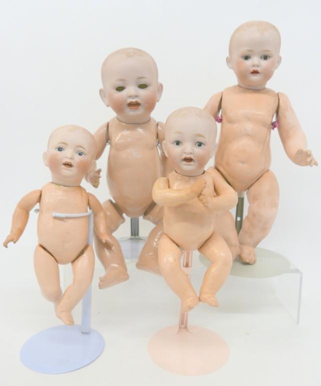 Four Bisque Baby Dolls (1 of 7)