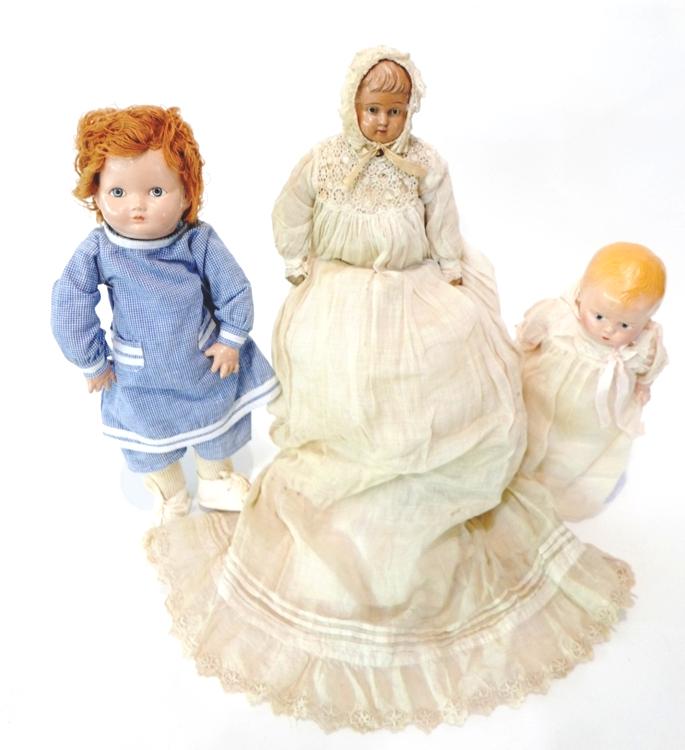 Composition Doll, American Celluloid Doll, Effable (1 of 5)