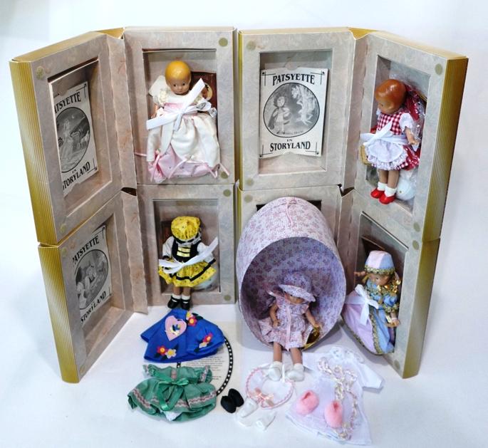 Effanbee Four Patsyette in Story land and One Patsyette (1 of 6)