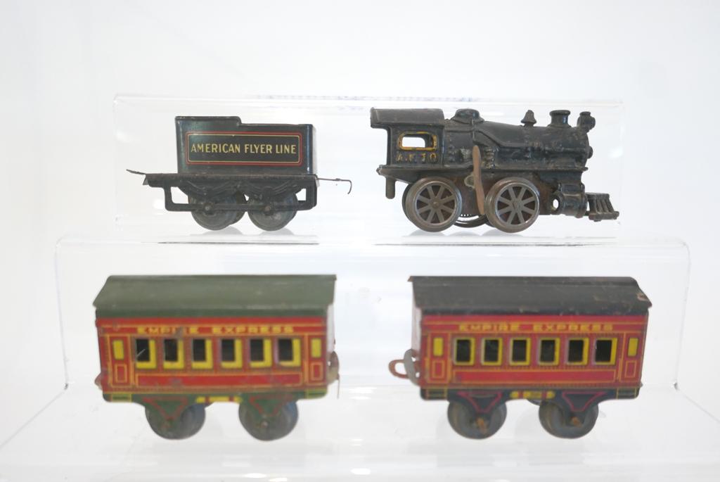 American Flyer Clockwork Locomotive, Tender 2 Passenger (1 of 2)
