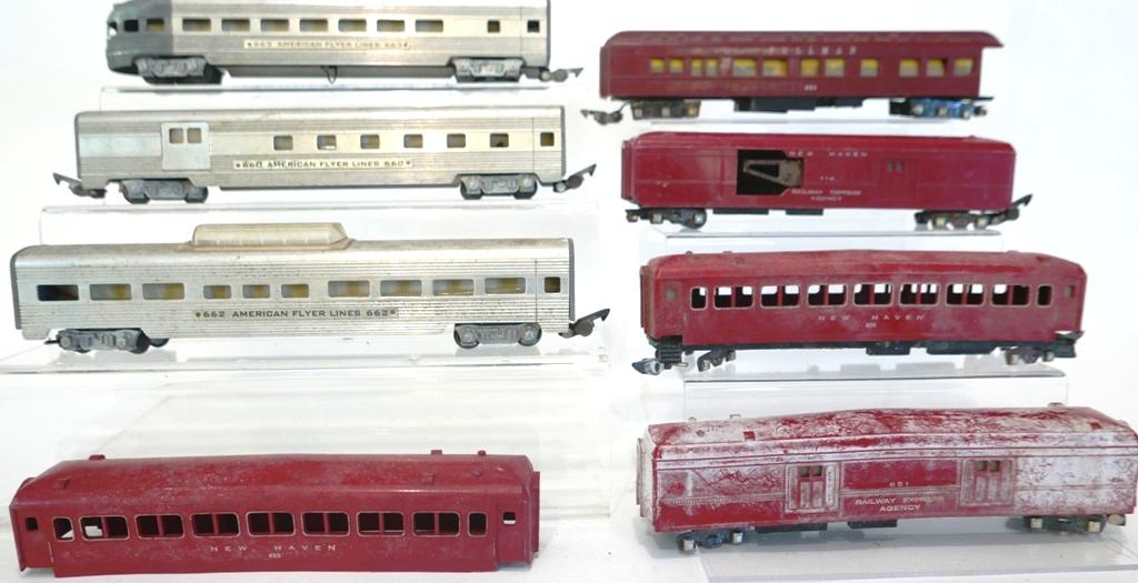 American Flyer S Gauge Passenger Car Lot - 8 Cars (1 of 2)