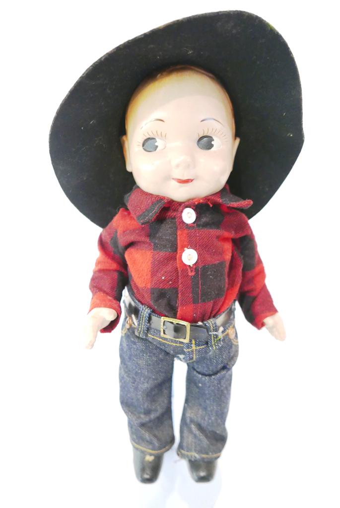 Composition Buddy Lee Doll all original (1 of 4)