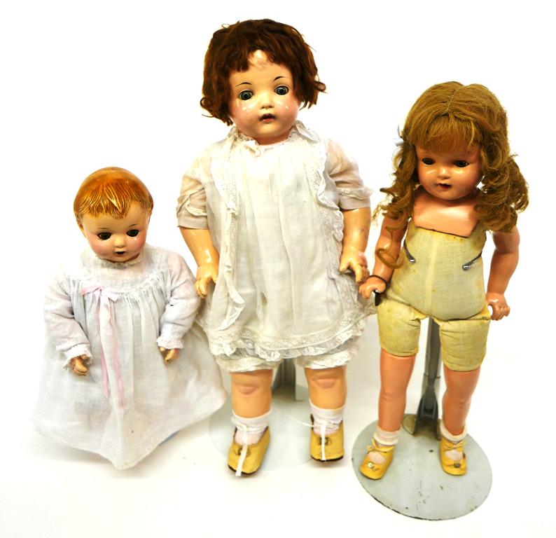 Three Composition Dolls Effanbee (1 of 6)