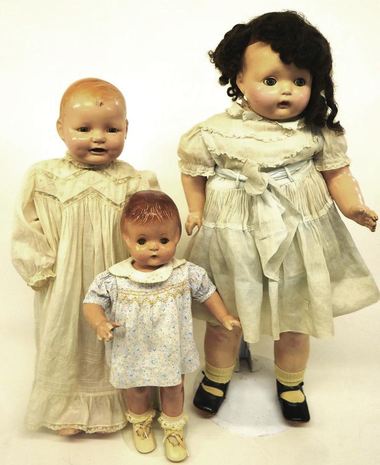 Three Composition Dolls (1 of 4)