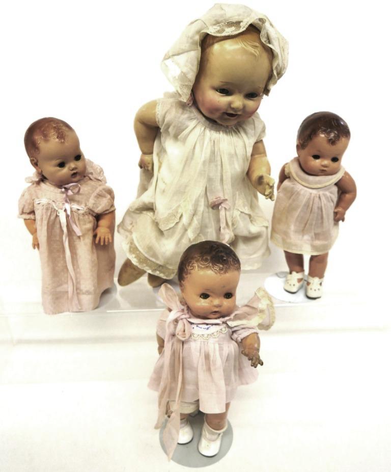 Four Composition Dolls (1 of 5)