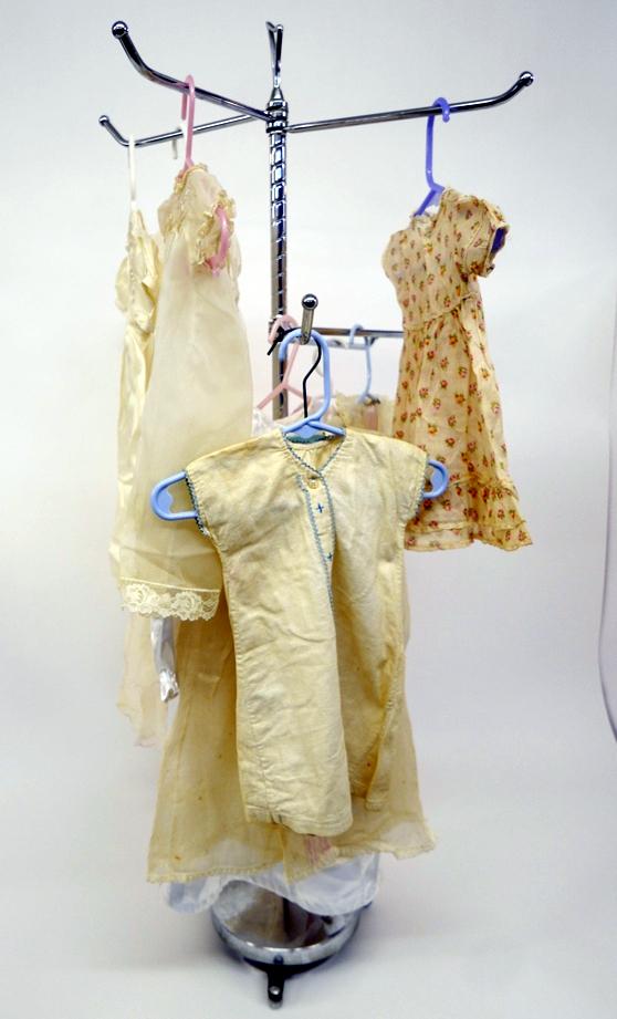 Nine white Doll Dresses (1 of 1)