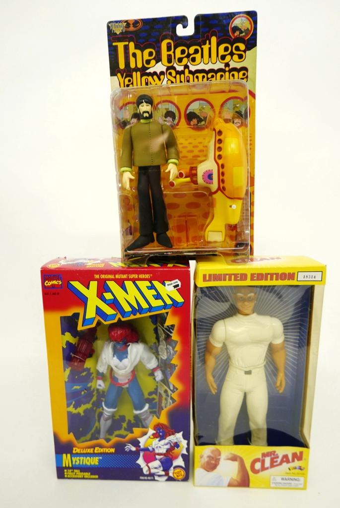 The Beatles, X-Men, Mr. Clean all in original boxes (1 of 3)