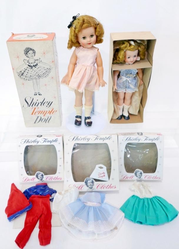 Shirley Temple Dolls one in original box and Doll (1 of 4)