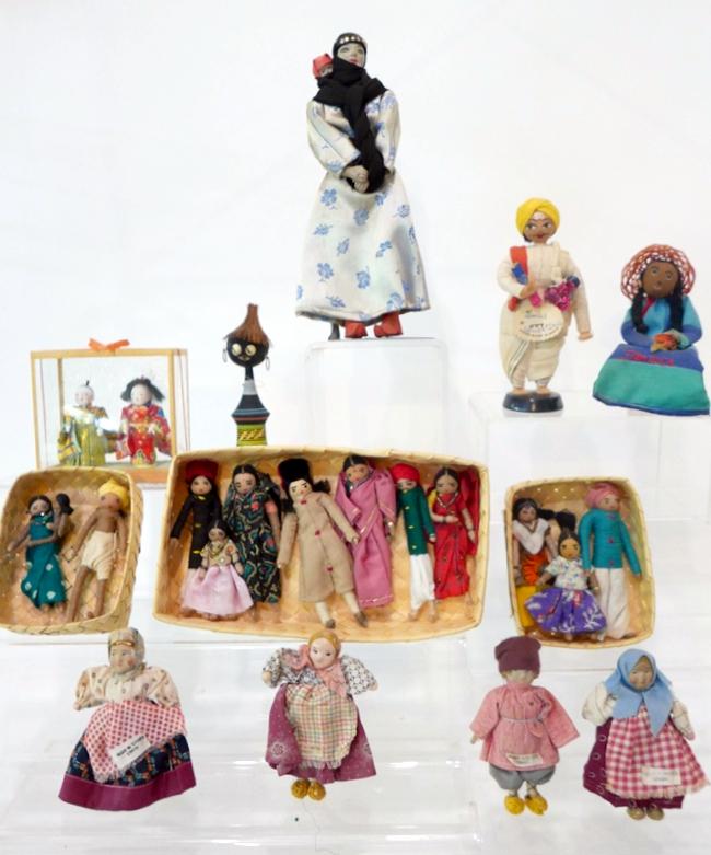 Collection of Dolls from India, Japan and Soviet Union, (1 of 5)