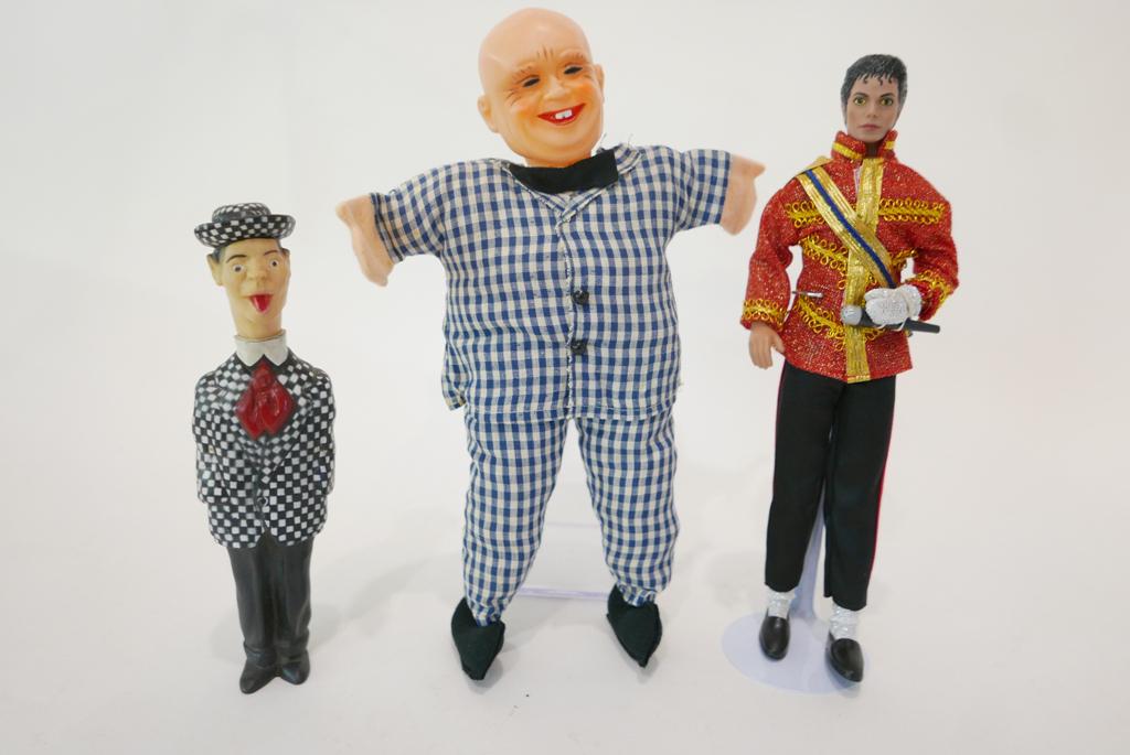 Michael Jackson, Uncle Fester,& Pinky Lee Figures (1 of 4)