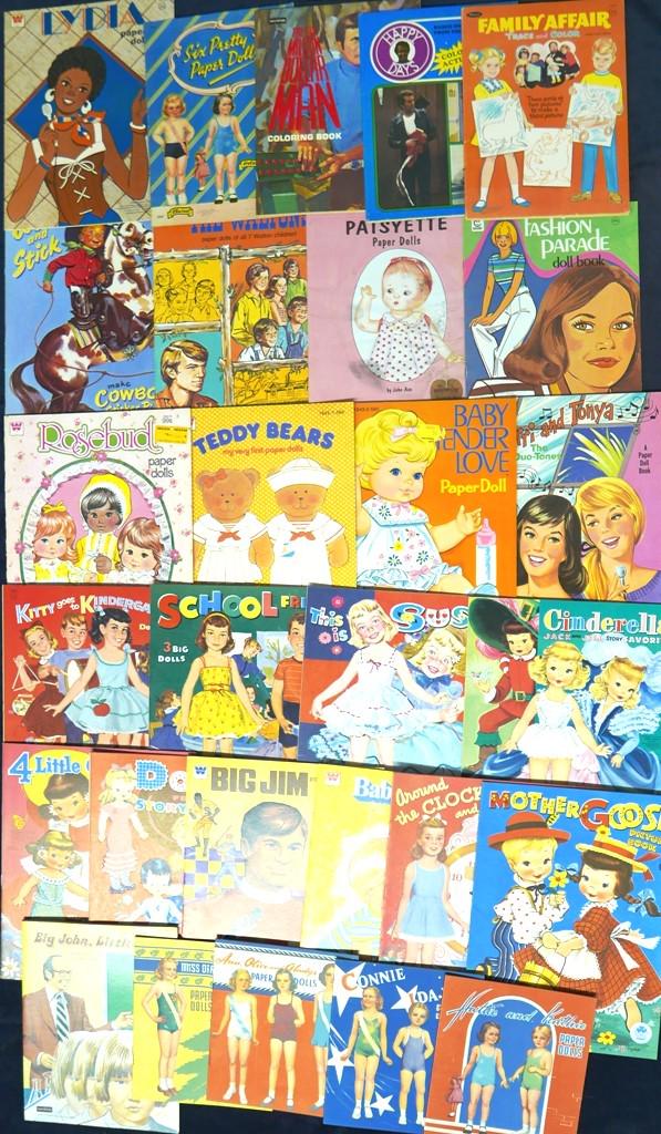 Approx  25 Paper  Dolls most older (1 of 2)