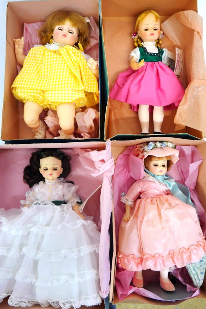 Four Madame Alexander Dolls in original boxes (1 of 1)