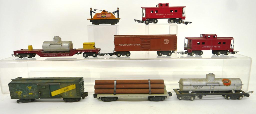 American Flyer S Gauge Freight Car Lot (1 of 9)