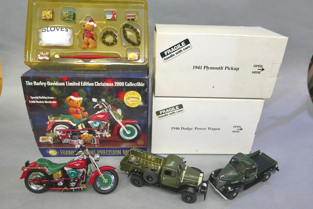 Danbury Mint Trucks Franklin  Mint harley Davidson (1 of 6)