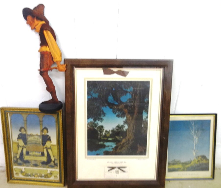 Maxfield Parrish Advertising Print 1941 A Plate: Maxfield Parrish Gnome From American Precision Museum, Windsor VT