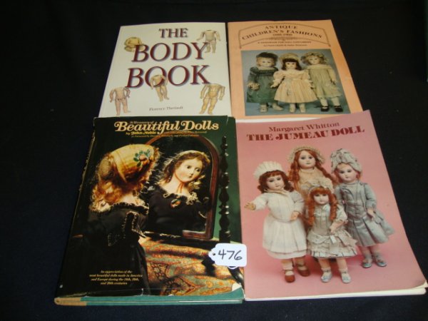 Four Doll Books: Four Doll Books: The Body Book, Antique childrens Fashions, Beautiful Dolls, The Jumeau Doll