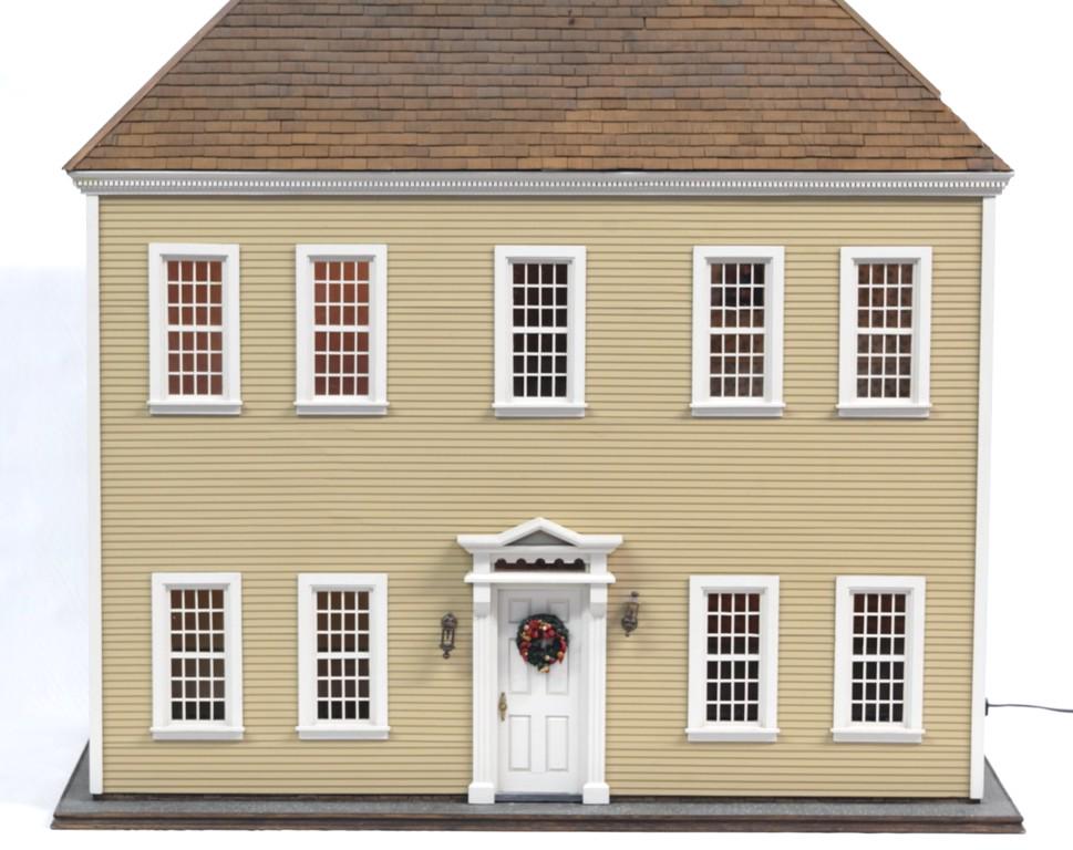 Center Hall Colonial Dollhouse (1 of 13)