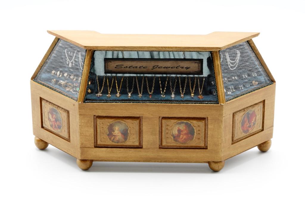 Lori Ann Potts Jewelry Store Display Cabinet Dollhouse (1 of 5)