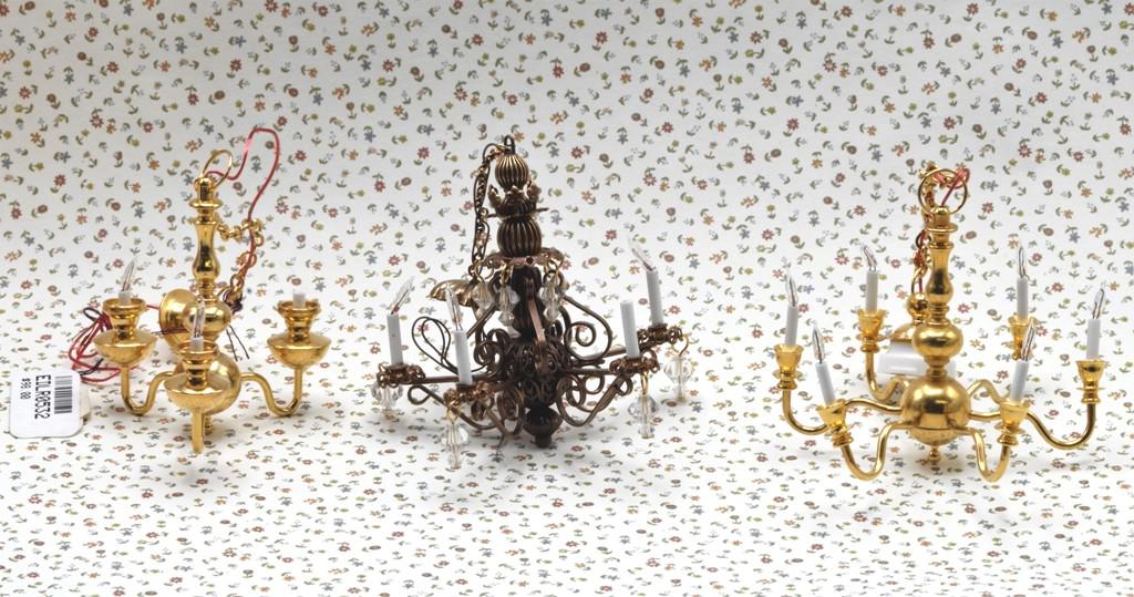 Three Dollhouse Chandeliers (1 of 3)