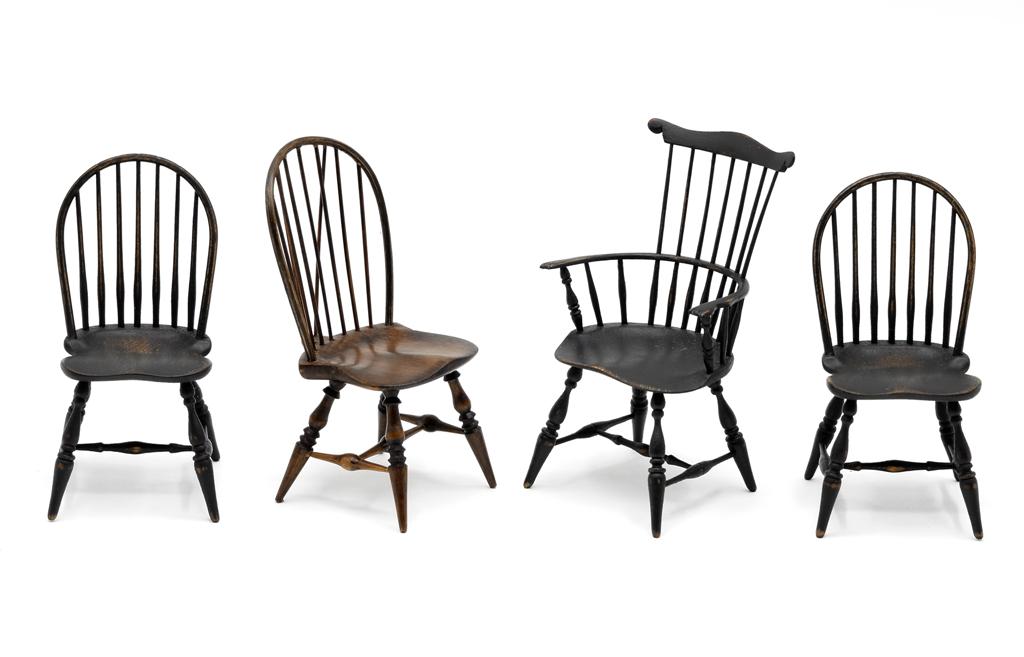 Artisan Windsor Chairs Dollhouse Miniatures (1 of 1)