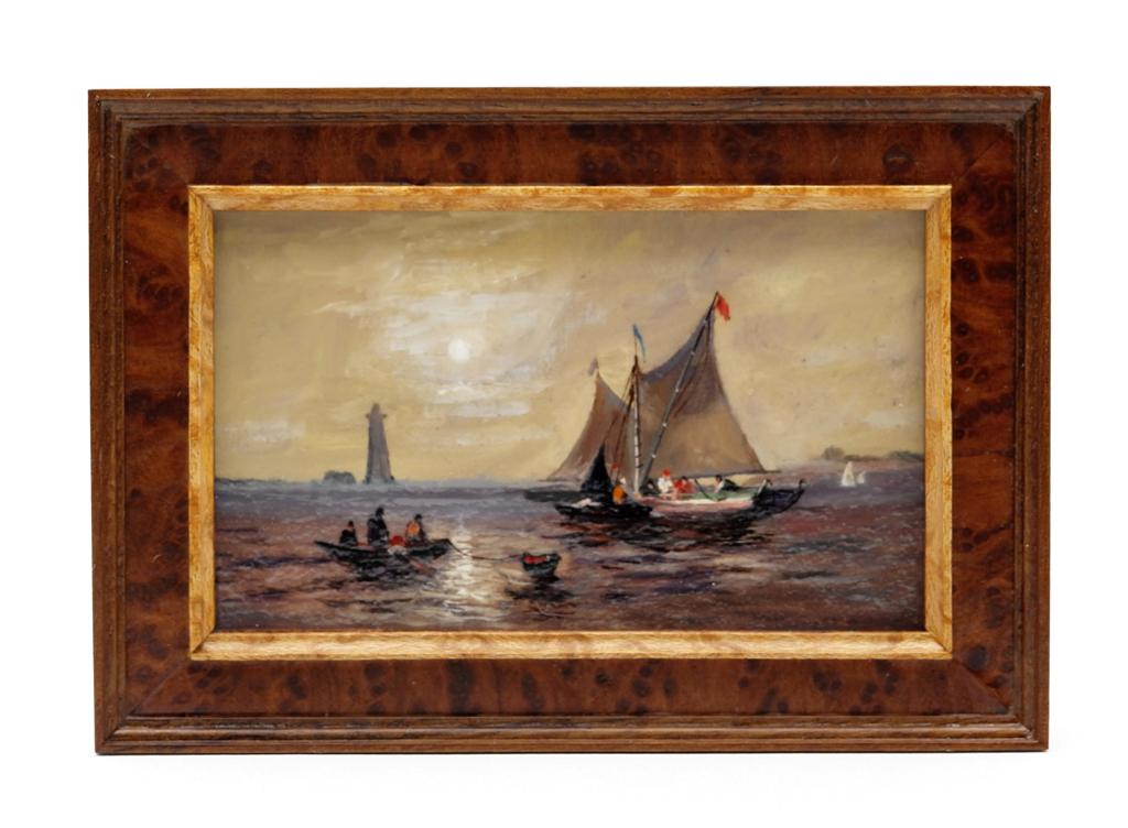 Gil Mena Nautical Painting Dollhouse Miniature (1 of 2)