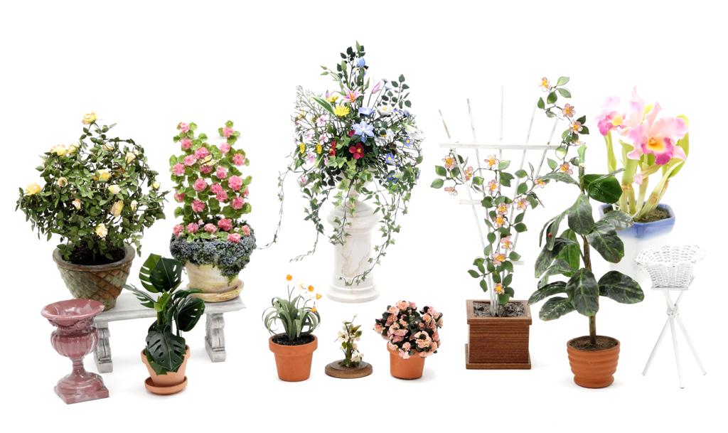 Dollhouse Plants & Garden Accessories (1 of 3)