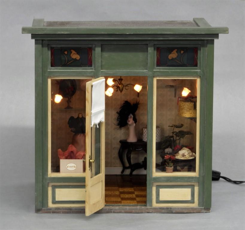 Small Dress Shop Room Box Dollhouse (1 of 5)