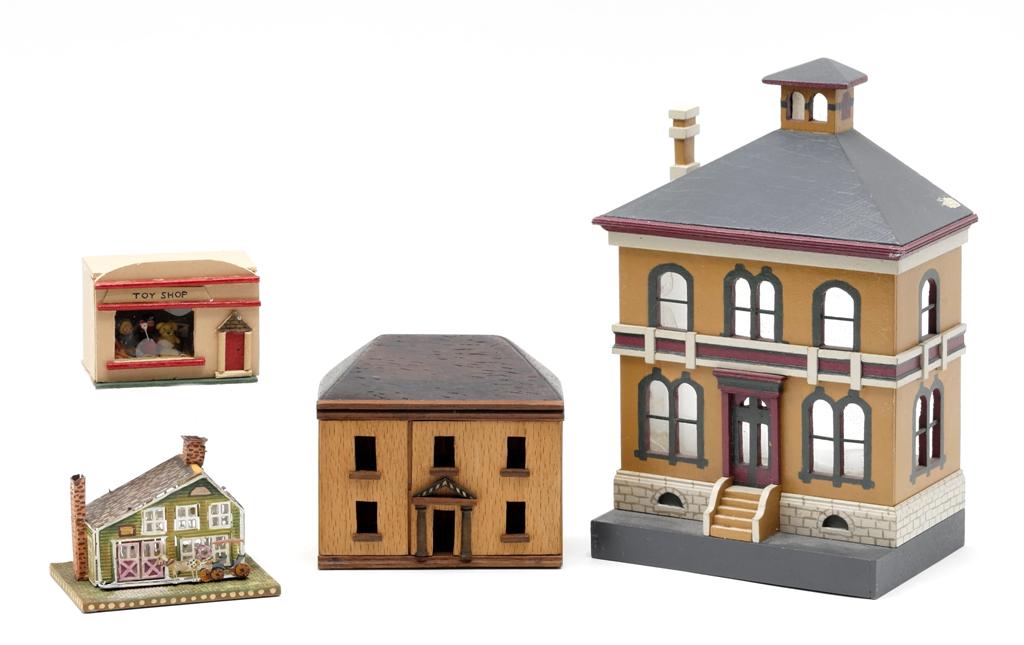 Four Tiny Artisan Dollhouses (1 of 2)