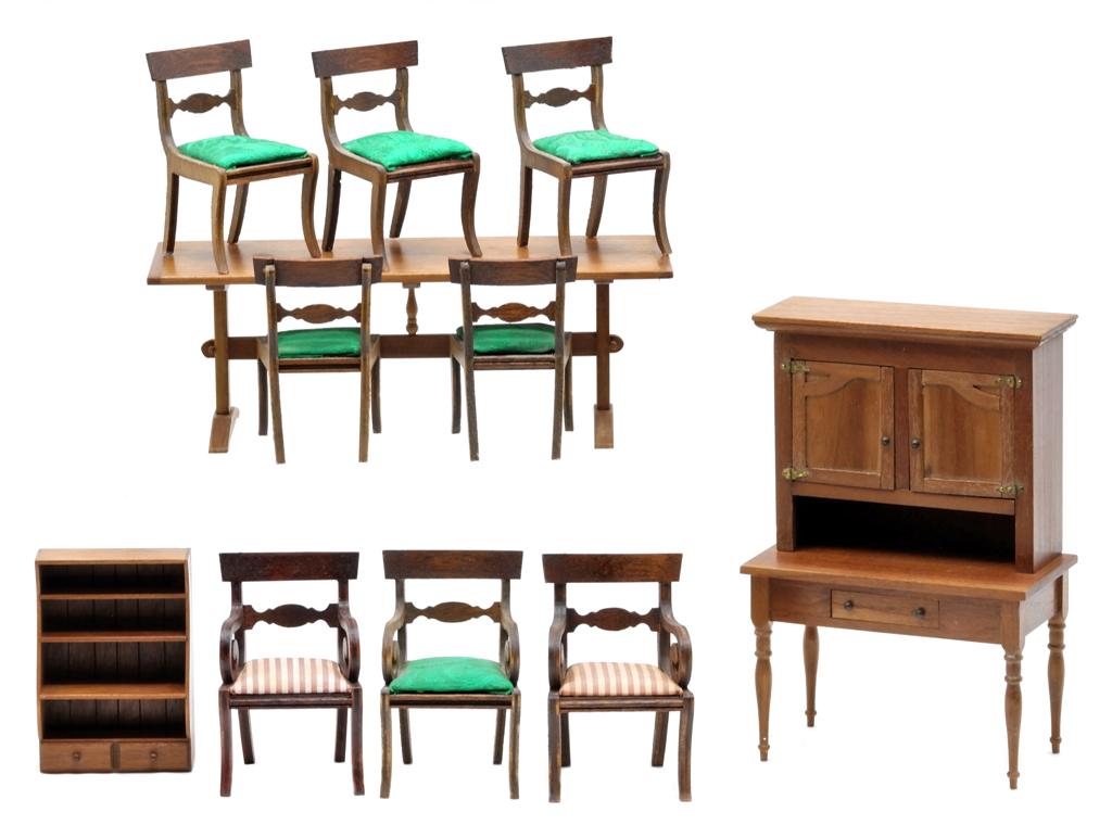 Warren Dick Dining Room Furniture & Other Miniatures (1 of 2)